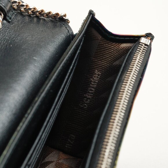 Proenza Schouler PS11 Oil Slick Leather Chain Wallet - Picture 11 of 13